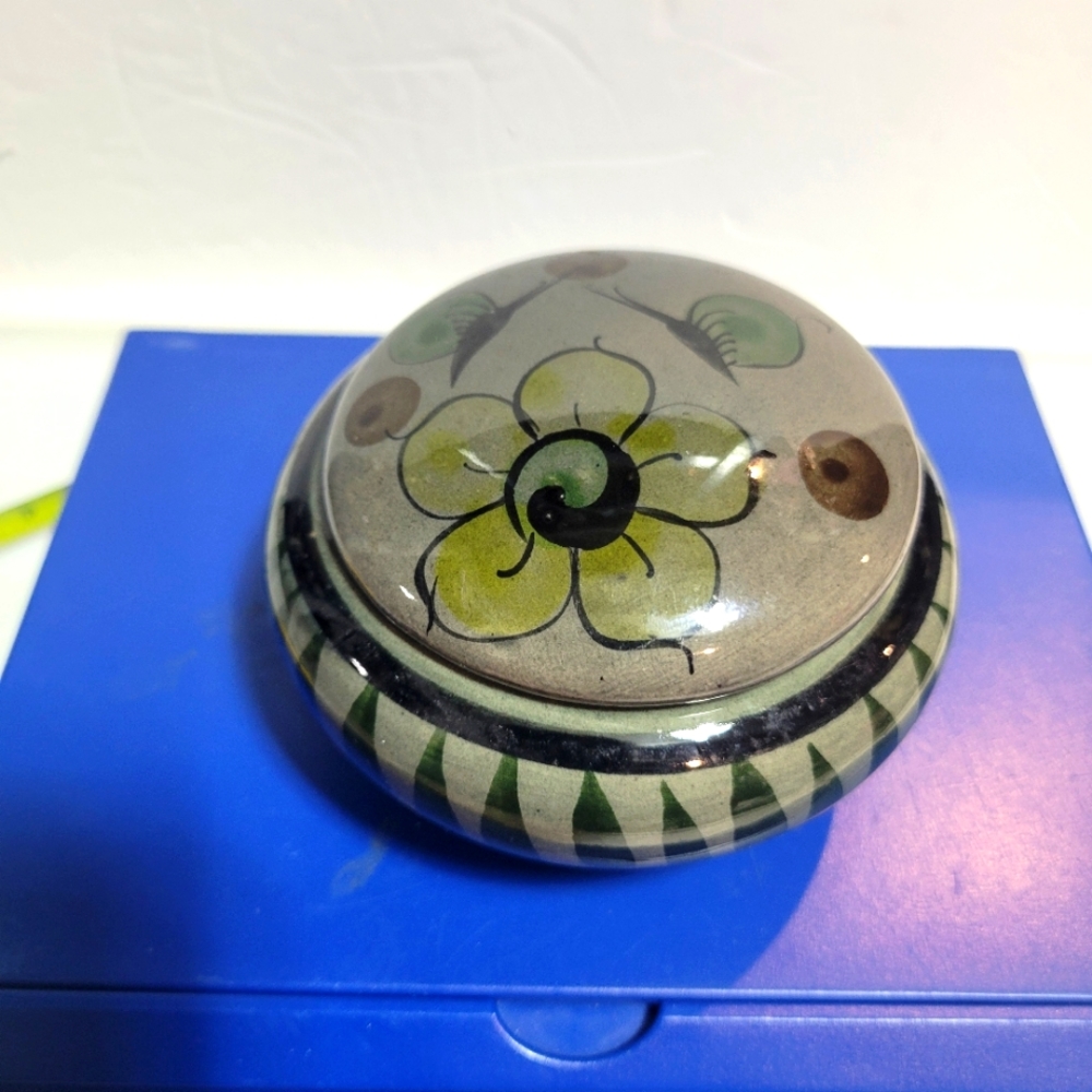 Small Telavera Pottery Trinket Box
